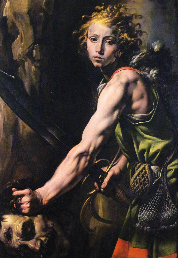 Tanzio da Varallo, David (1623-1625 circa; olio su tela, 120 x 90 cm; Varallo, Pinacoteca Civica) 