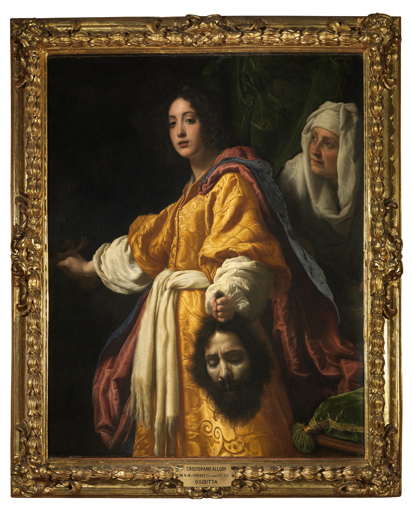 Cristofano Allori, Giuditta con la testa di Oloferne (1610-1612 circa; olio su tela, 139 x 146 cm; Firenze, Gallerie degli Uffizi, Palazzo Pitti, Galleria Palatina)
