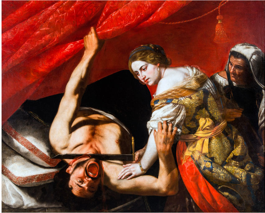 Filippo Vitale, Giuditta decapita Oloferne (post 1637; olio su tela, 126 x 154 cm; Montpellier, Musée Fabre)
