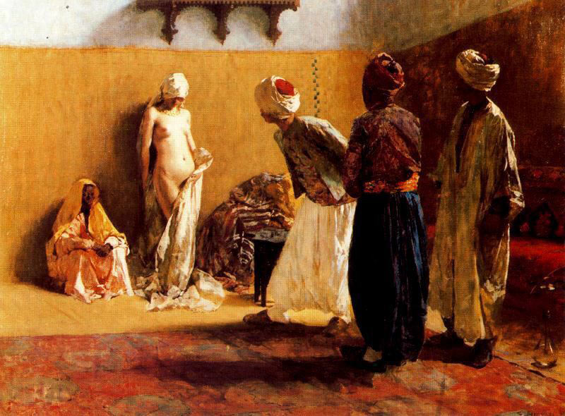 Ettore Cercone, L’esame della schiava (1890; collezione privata)
