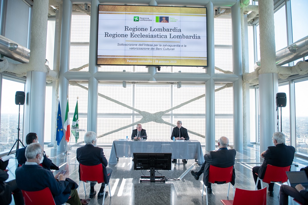 Lombardia, Regione e Diocesi firmano protocollo per la valorizzazione del patrimonio culturale