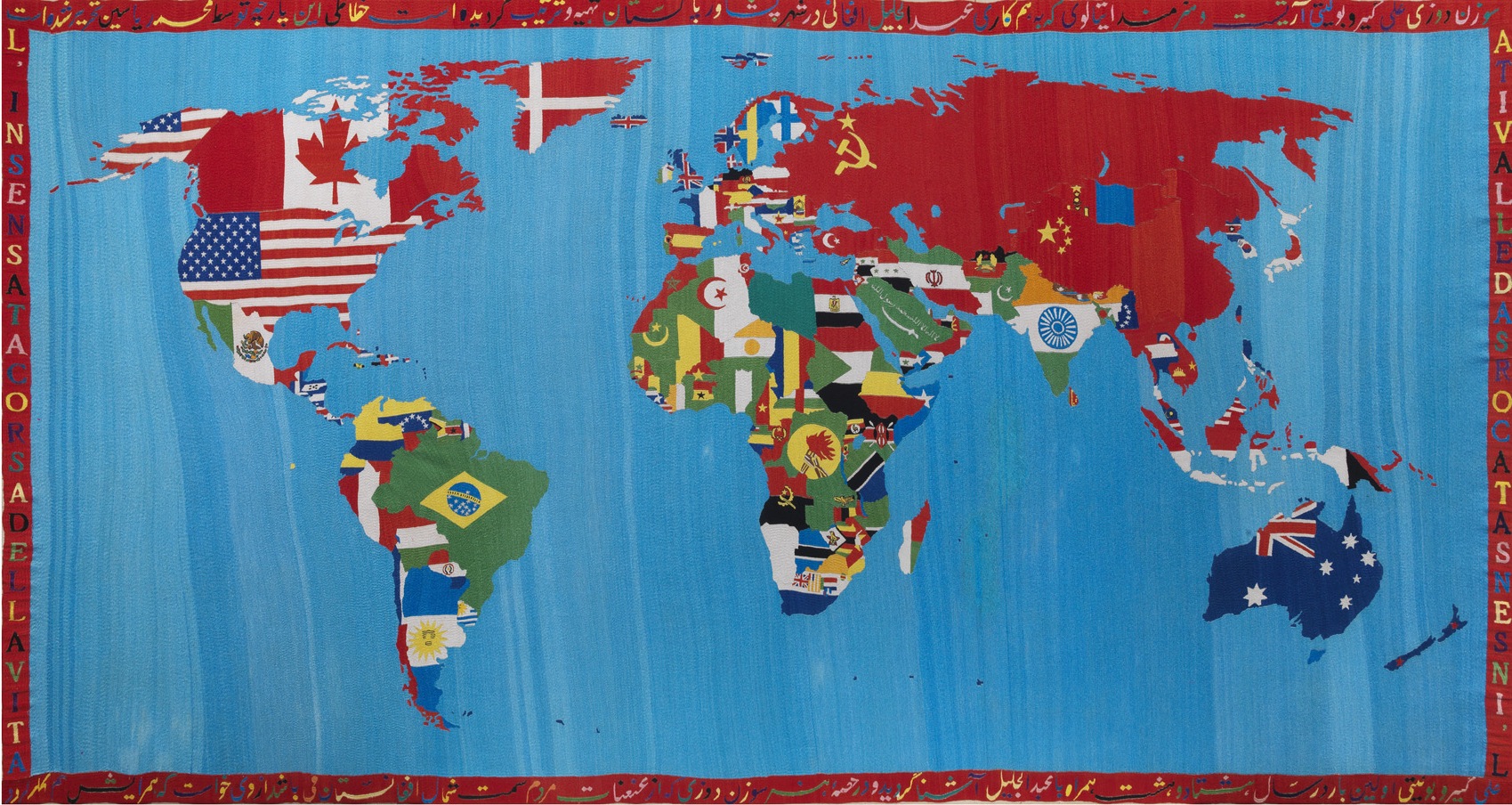 Alighiero Boetti, life, style and works of the exponent of Arte Povera