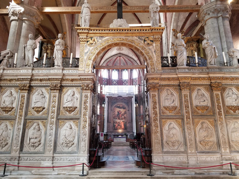 Venezia, terminato il restauro dell'Assunta di Tiziano nella Basilica dei Frari