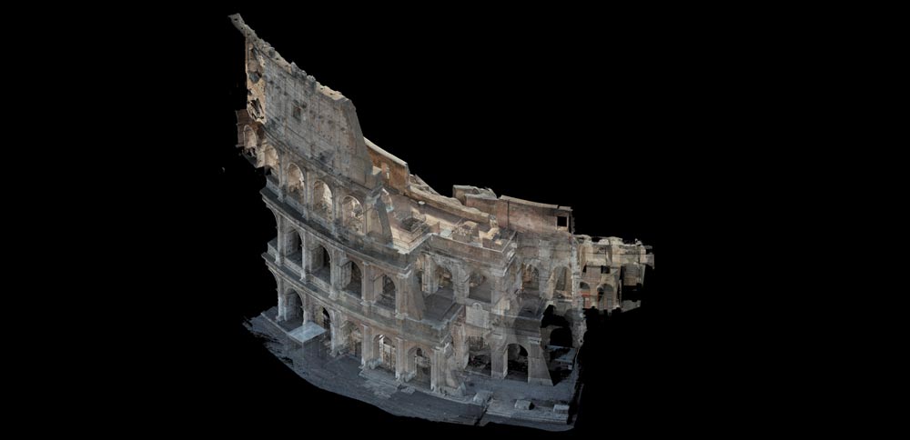 Roma, in arrivo il primo rilievo geometrico 3D completo del Colosseo