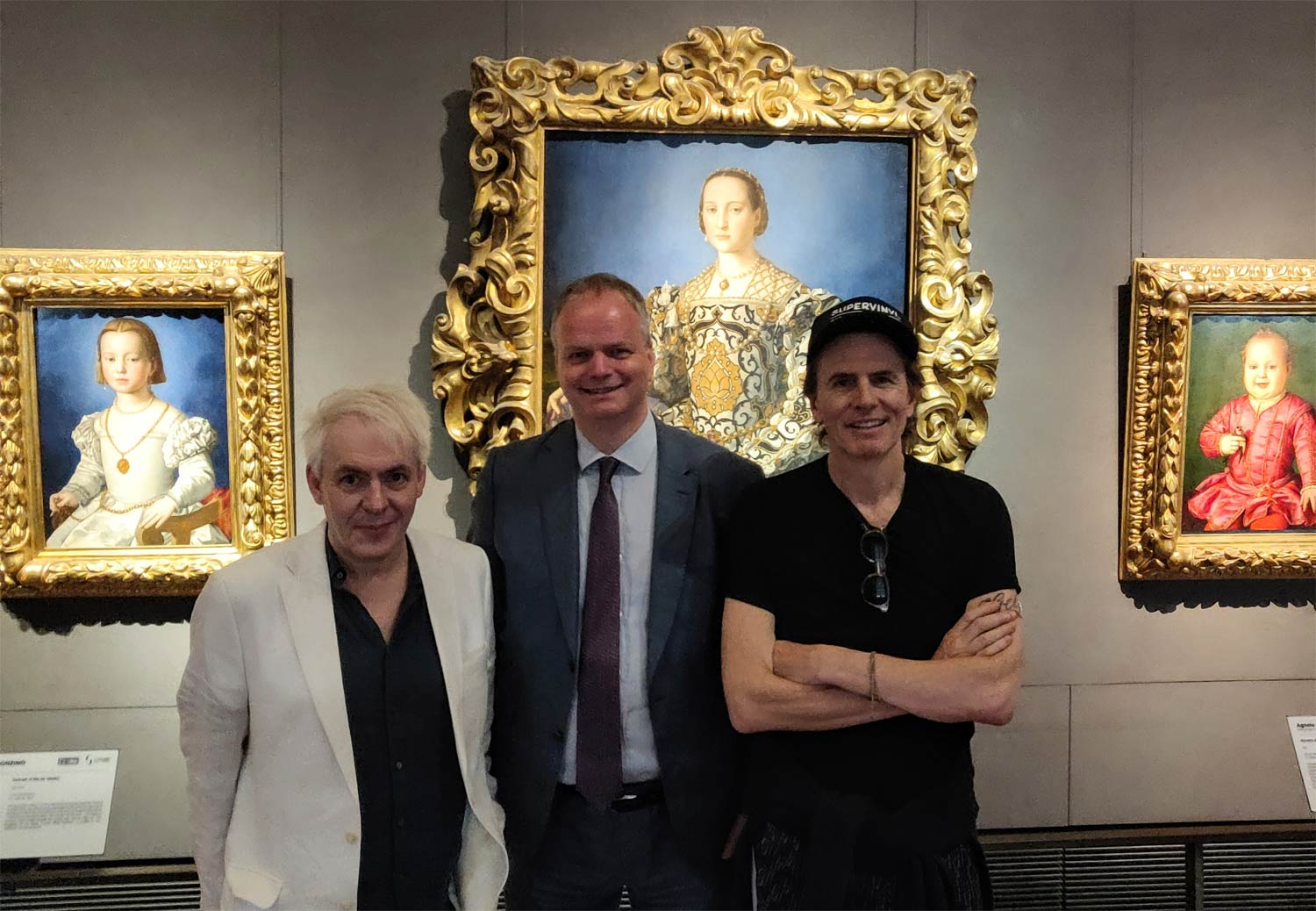 Anche i Duran Duran agli Uffizi. Visita da 4 ore prima del concerto in Versilia