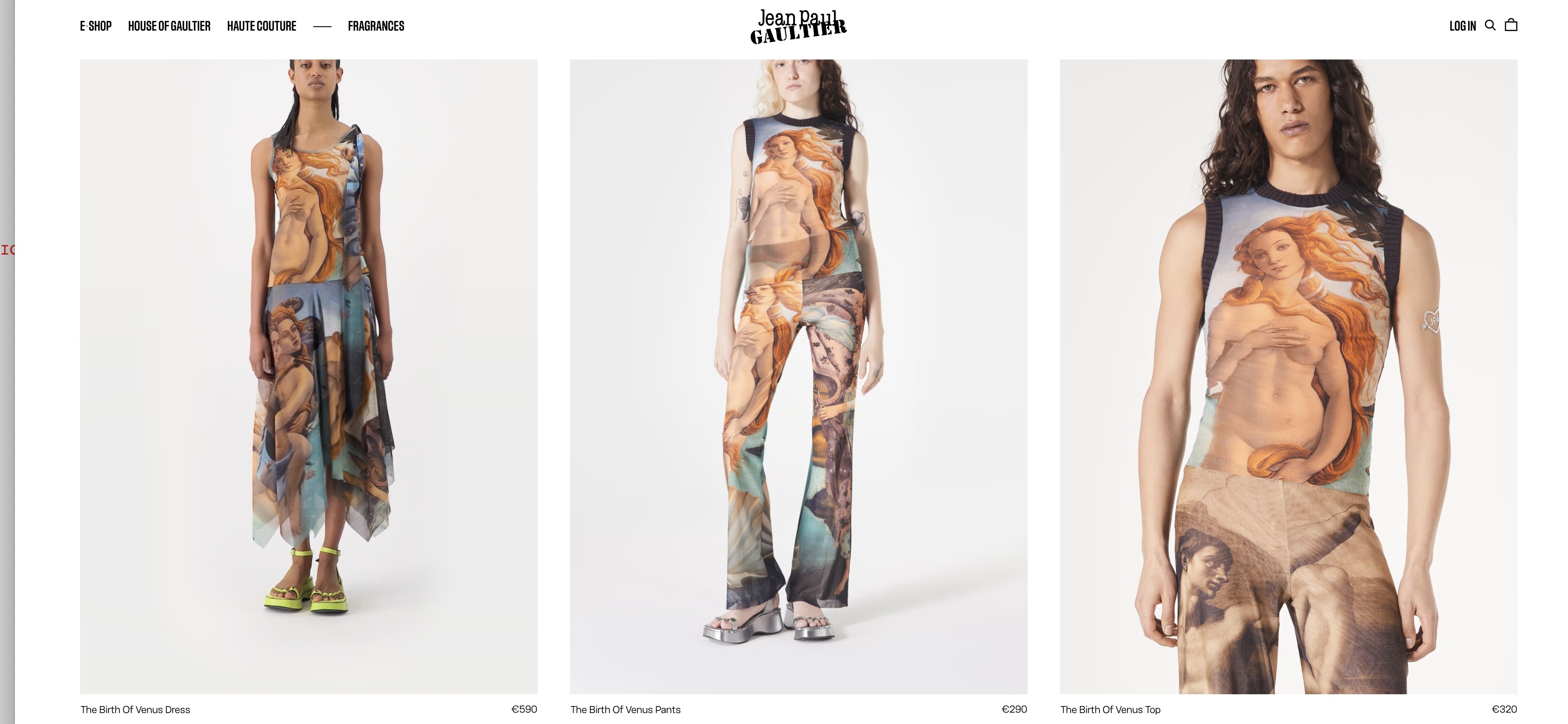 Gli Uffizi fanno causa a Jean Paul Gaultier per l'immagine della Venere sui vestiti