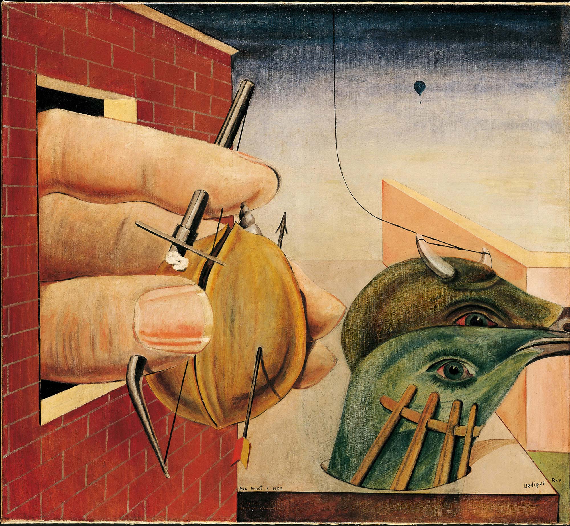 Max Ernst, Edipus Rex (1922; olio su tela, 93 x 102 cm; Svizzera, Collezione privata)
