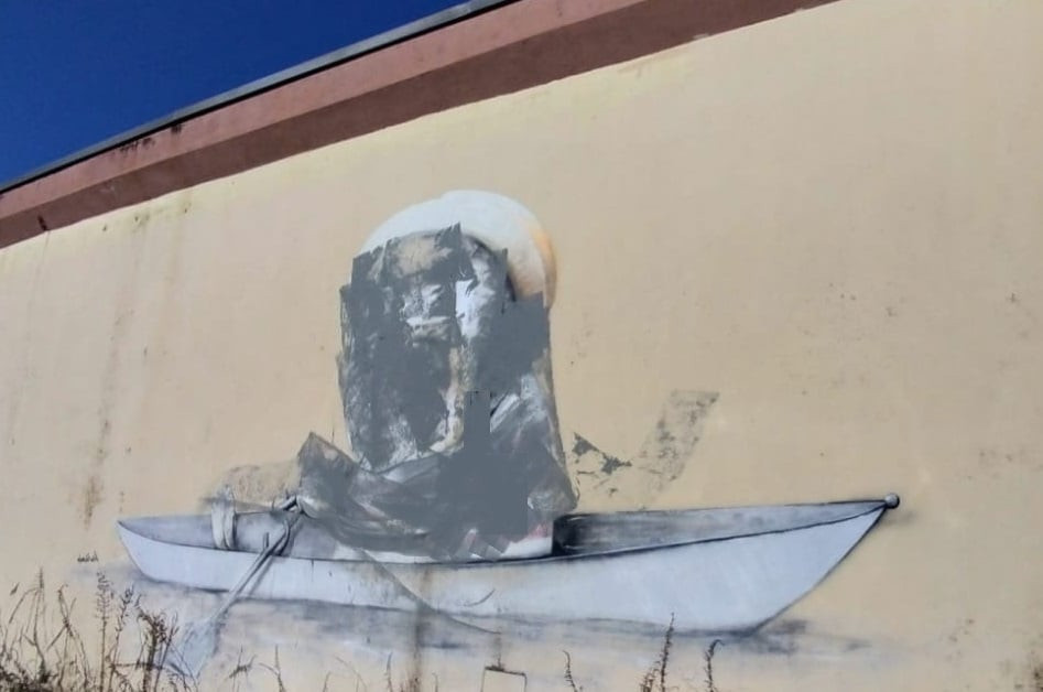 Firenze, danneggiato il gigante perduto dello street artist Stormie Mills