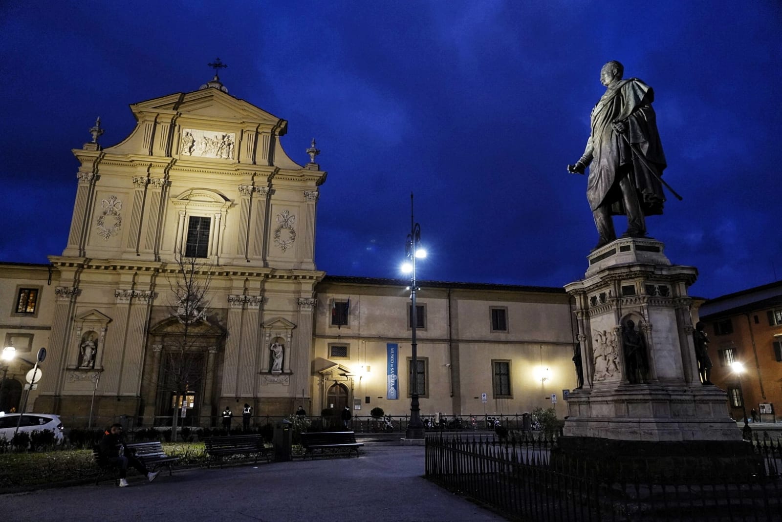 Firenze, completata la nuova illuminazione di piazza San Marco