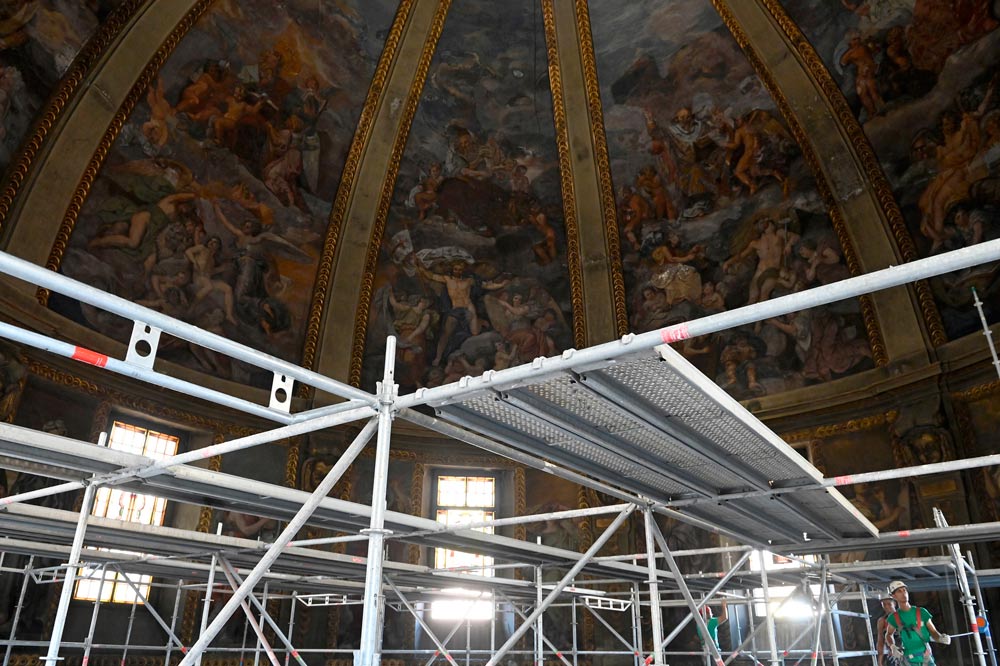 Milano, via ai lavori di restauro degli affreschi del Civico Tempio di San Sebastiano