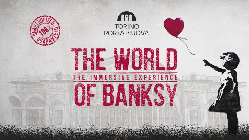 Torino, mostra immersiva di Banksy alla stazione di Porta Nuova