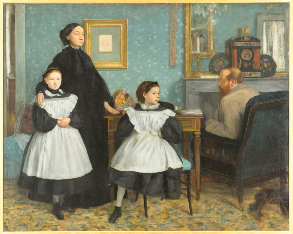 Restaurato grazie ai Friends of Florence il Ritratto di famiglia dipinto da Degas 