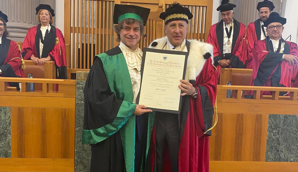Laurea honoris causa per Alberto Angela all'Università Federico II di Napoli 