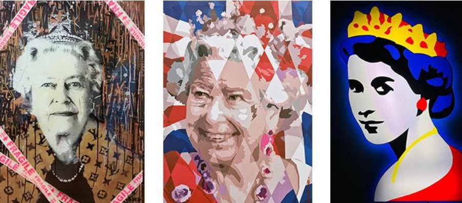 A Milano una mostra dedicata alla regina Elisabetta II con opere di pop e street art 