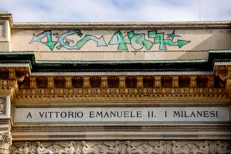 Vandalism Defaces Milan's Historic Galleria Vittorio Emanuele II