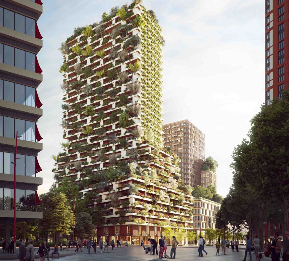 Utrecht avrà il suo Bosco Verticale: in fase di cantiere la Wonderwoods Vertical Forest 
