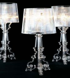 Ironic and transversal: Bourgie by Ferruccio Laviani, the baroque lamp by Kartell